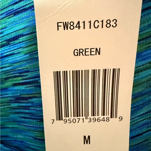 Tangerine Med Green Space-Dye Long Sleeve Hoodie | NWT - Picture 2 of 7